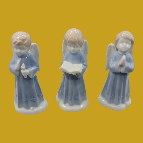 Roman set of 3 choir angels figurines - Picture 1 of 8